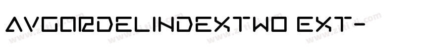 AvGardeLindexTwo Ext字体转换